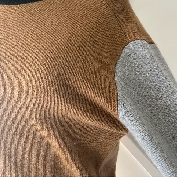 Frame Color-block Cashmere Crewneck Sweater - XS - Picture 9 of 14